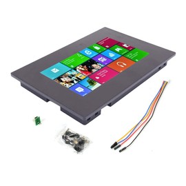 Aihasd 7.0 Inch Nextion Enhanced HMI USART UART Serial TFT LCD Module Display Resistive Touch Panel Touch Display Panel Module with Enclosure