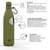 Daikoku Stainless Steel Bottle + Adjustable Strap + Carabiner, BPA