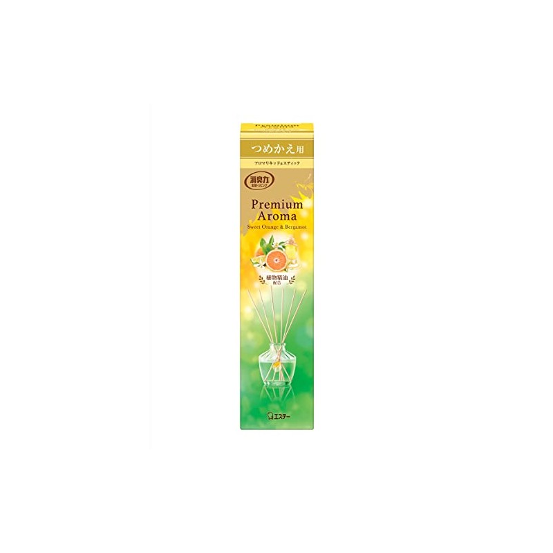 SHOSHU-RIKI 122303 Premium Aroma Stick Refill Orange & Bergamot