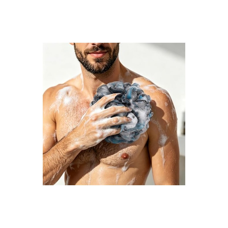 BTYMS Esponjas de baño XXL, lufas de 100 g/unidad, esponjas