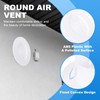 PATIKIL Round Air Vent 2" (46mm), 2 Pack ABS Vent