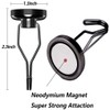 Magnetic Hook 45kg 32D Magnetic Fridge Black Neodymium Rotating Magnetic