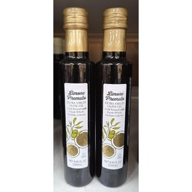 Trader Joe Limone Premuto Extra Virgin Olive Oil Cold Pressed Fresh Whole Sicilian Lemons 8.45fl oz 250ml (Two Bottles)
