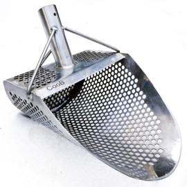CooB Sand Scoop for Metal Detecting Hexagon 7. Beach Sand Scoop Metal Detector Hunting Tool. Stainless Steel 1.5mm