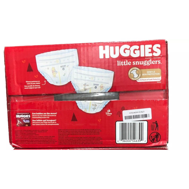 Huggies Little Snugglers Size 2 Diapers 72 Ct Leak Free