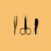 Eyebrow comb, tweezers, eyebrow scissors, eyebrow grooming 3-piece set, eyebrow trimming (W9AD35B) / 눈썹빗 족집게 눈썹가위 눈썹정리3종세트 눈썹다듬기 (W9AD35B)