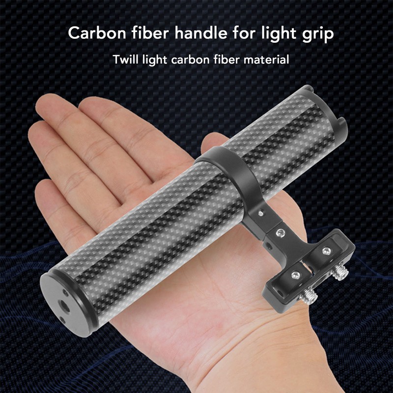 138mm Camera Cage Handle Grip Carbon Fiber Aluminum Alloy Universal
