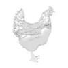 NEWEI - Broche de gallina de aleación esmaltada, joyería de