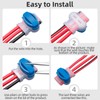 20Pack Wire Connectors Electrical IDC 314-Box Waterproof, GIBBAB 3-Way Boundary