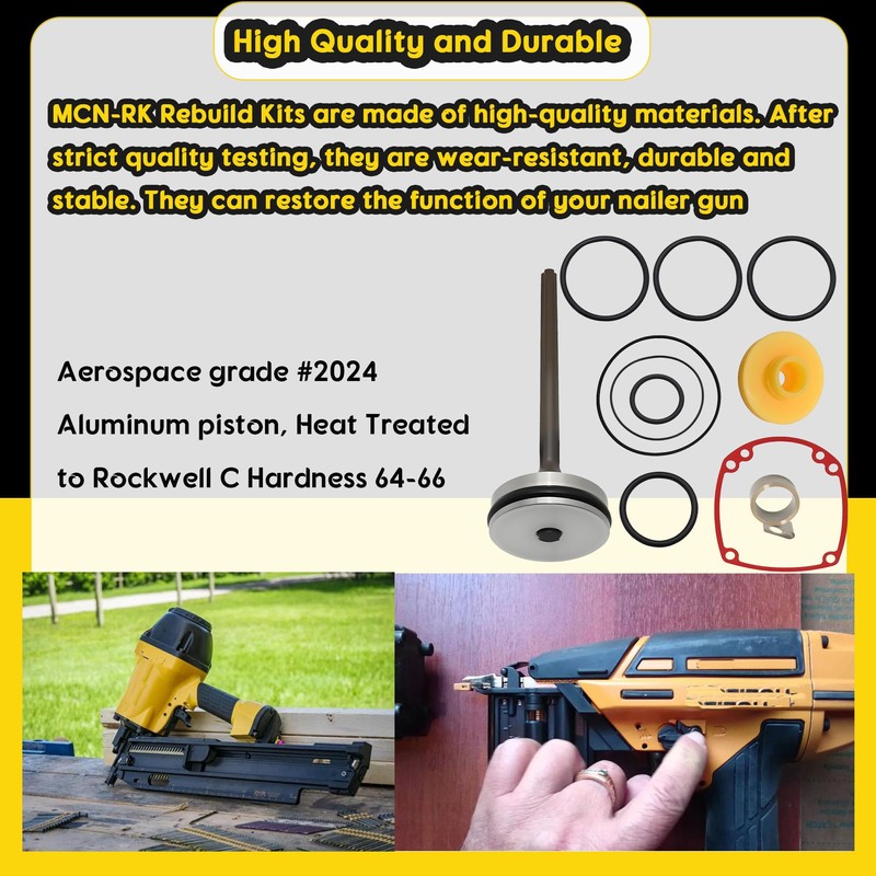 Piston Driver Rebuild Kits Fit for Bostitch MCN150 Nailer Replacement