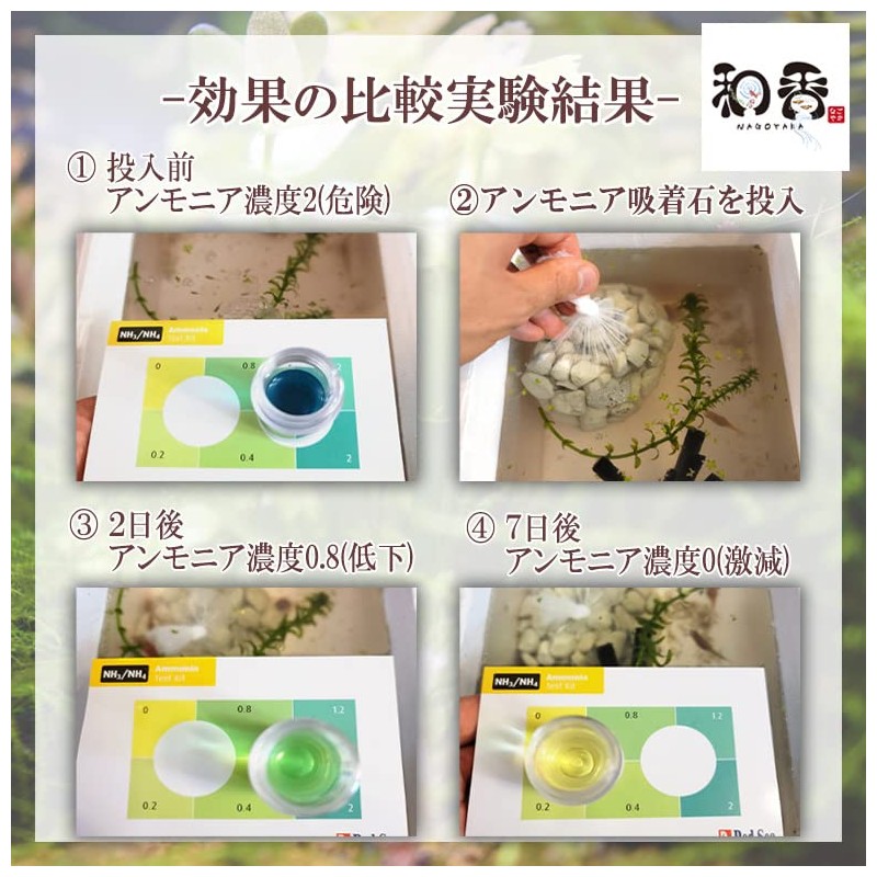 Waka Ammonia Adsorption Stone, 5 Bags, Water Purification, Filter Material,