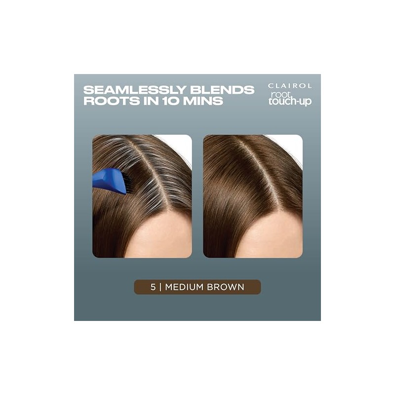 Clairol Nice 'n Easy Root Touch-Up 5 Kit, Matches Medium