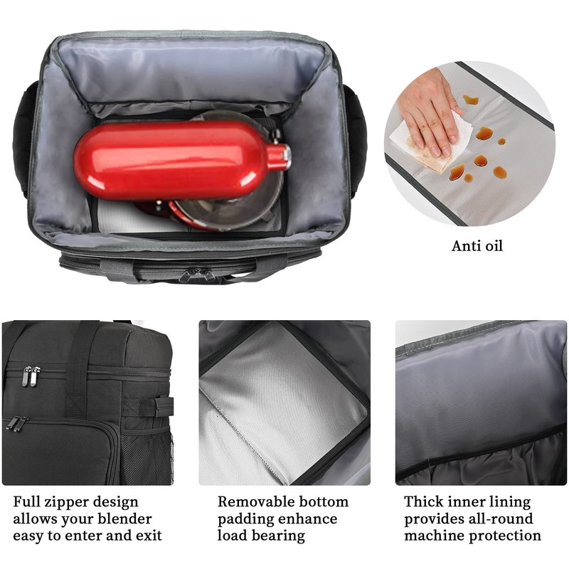 LEFOR·Z Carrying Bag Compatible with KitchenAid Mixers (6-8 Quart) and
