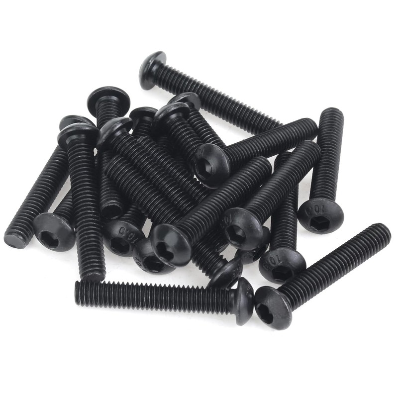 25 Pieces M6 x 35mm Button Head Socket Cap Screws,