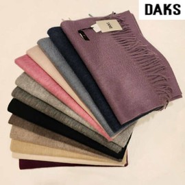 Daks 대구백화점 닥스스카프남녀공용 솔리드 케시미어 머플러(FKU300) Daegu Department Store Daks Scarf Unisex Solid Cashmere Muffler (FKU300)