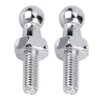Ball Stud, Fydun 2 Pieces Ball Bolts Galvanised Steel 10