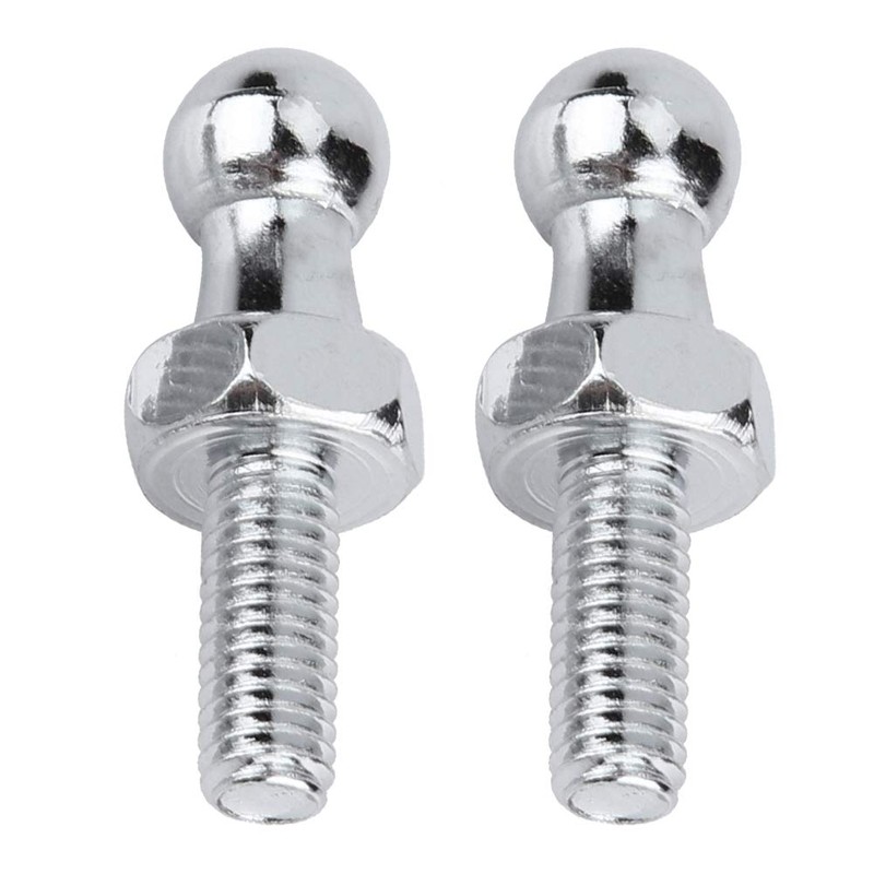 Ball Stud, Fydun 2 Pieces Ball Bolts Galvanised Steel 10