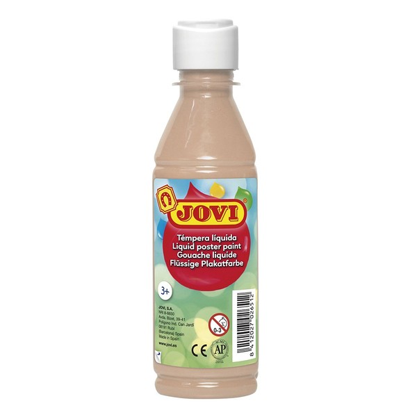 JOVI- Tempera liquida, Colore Carne, 250 ml (Confezione da 1), 50209