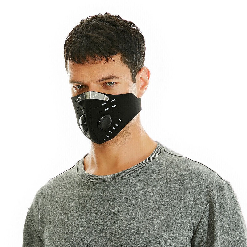 Dust Haze Prevention Activated Carbon Filter Layer Masks Washable Reusable