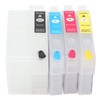 4 Colors Ink Cartridge with Permanent Chip Printer Refill Ink