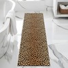 FNLNDO Leopard Bathroom Rugs 17"x 47" Long Bath Rugs Cheetah