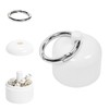 Ring Holder for Jewelry, Traveling Jewelry Holder with Keychain,Portable Ring