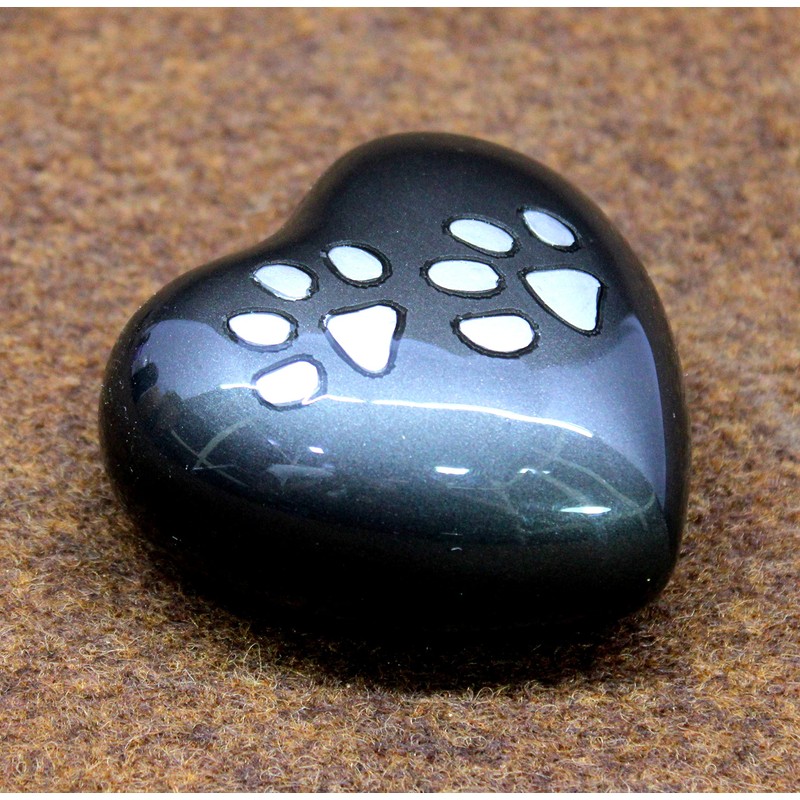 Esplanade Heart Shaped Pet Cremation Urn Keepsake Container Jar Pot