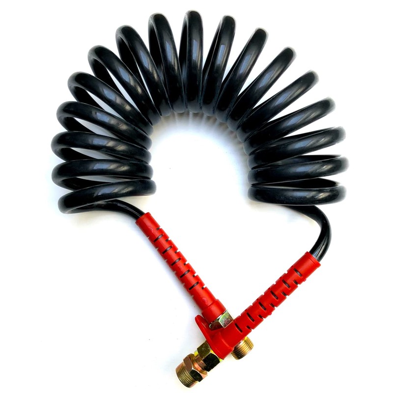 MelTruck® 2 x air spiral compressed air loop, spiral hose,