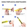 4 Pack Box Cutter Utility Knife, Mini Box Cutters Retractable