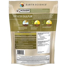 Earth Science Earth Science Fast Acting Lime & Sulfur Bundle - Raise & Lower Soil pH for Improved Growth, Color & Nutrient Absorption, Long-Lasting Lawn Care, Calcium & Sulfur for Acid-Loving Plants, 5 lb Bags Each