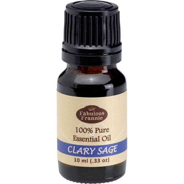 Fabulous Frannie Clary Sage 100% Pure, Undiluted Essential Oil Therapeutic Grade - 10 ml. Great for Aromatherapy!