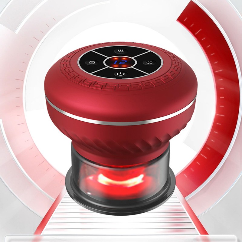 Negative Pressure Cupping Machine 12 Gears Hot Compress Electric Vacuum