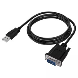 Universal SABRENT USB 2.0 to Serial (9-Pin) DB-9 RS-232 Adapter Cable 6ft Cable