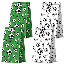 Infankey 30 PCS Soccer Party Decorations Soccer party favors with Stickers Soccer Treat Snacks Bags Soccer Gift Bags Soccer Theme Party Bags for Kid's Birthday Party Supplies
