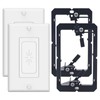 VCELINK Wall Plate Cable Pass Through with Mounting Bracket, Single