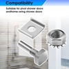 Shower Door Pivot pin Parts - Stainless Steel Shower Door