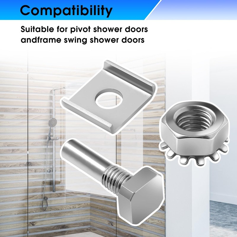 Shower Door Pivot pin Parts - Stainless Steel Shower Door