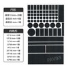PAVIKE 4 Sheet Set LED Dimming Stickers, LED Light Dimming