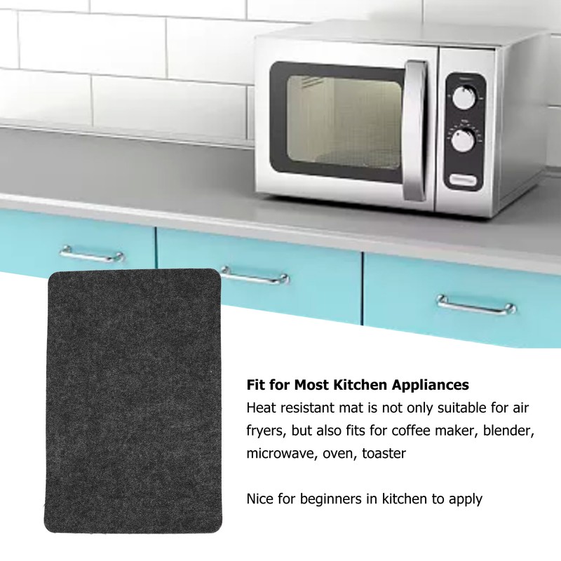 2Pcs Heat Resistant Mat Washable Free Cutting Heat Insulation Pad