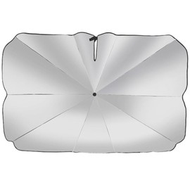 HEENVN Model Y Model 3 Windshield Sunshade Folding Front Window Shield Sunshade Full Cover Heat UV Protection for Model Y Model 3 2016-2024 Interior Accessories (Fit 2024 Model 3)