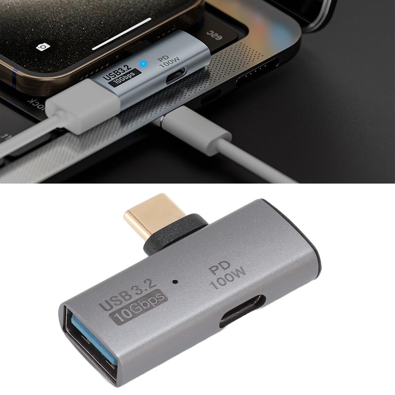 Adaptador USB C a USB 3.2 2 en 1 con