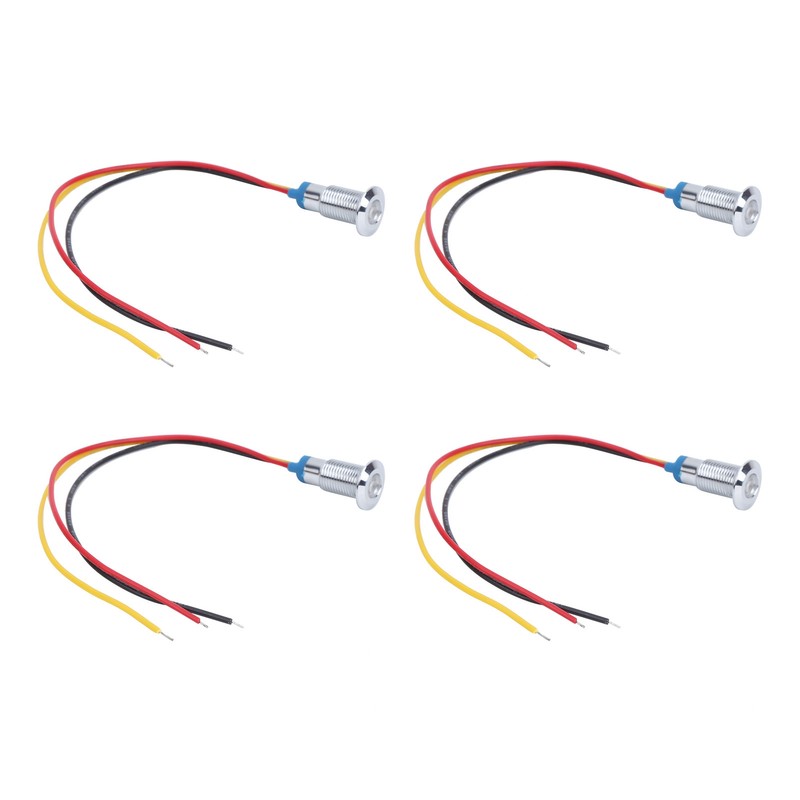 4 Set LED Indicator Light Common Cathode Lamp Industrial Control