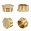 sourcing map 4 Pcs Brass Outer Hex Thread Fittings, G3/4"