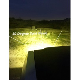 Chelhead 6.5 Inch Yellow Led Light Bar 36W Spot Led Driving Fog Lights Compatible with ATV UTV Boat