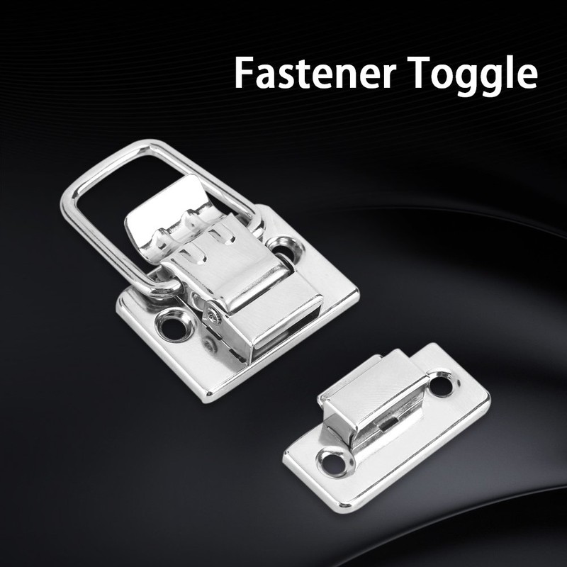 Tnfeeon Pack of 10 Catch Lock, Silver Fastener Toggle Clamp