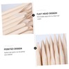 Minkissy 50pcs Manicure Sticks Cuticle Pusher Remover Dead Skin Pusher