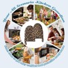 Ribbed Mini Oven Mitts 2-Pack Set, 5.5"x8.5", Leopard Printed, Heavy