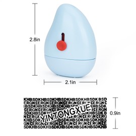 HOXBEIT Confidential Roller Stamp, Reusable Wide Roller Security Stamp, Identity Theft Stamp, Anti-theft, Privacy & Security Stamp, Perfect for Privacy, Blue