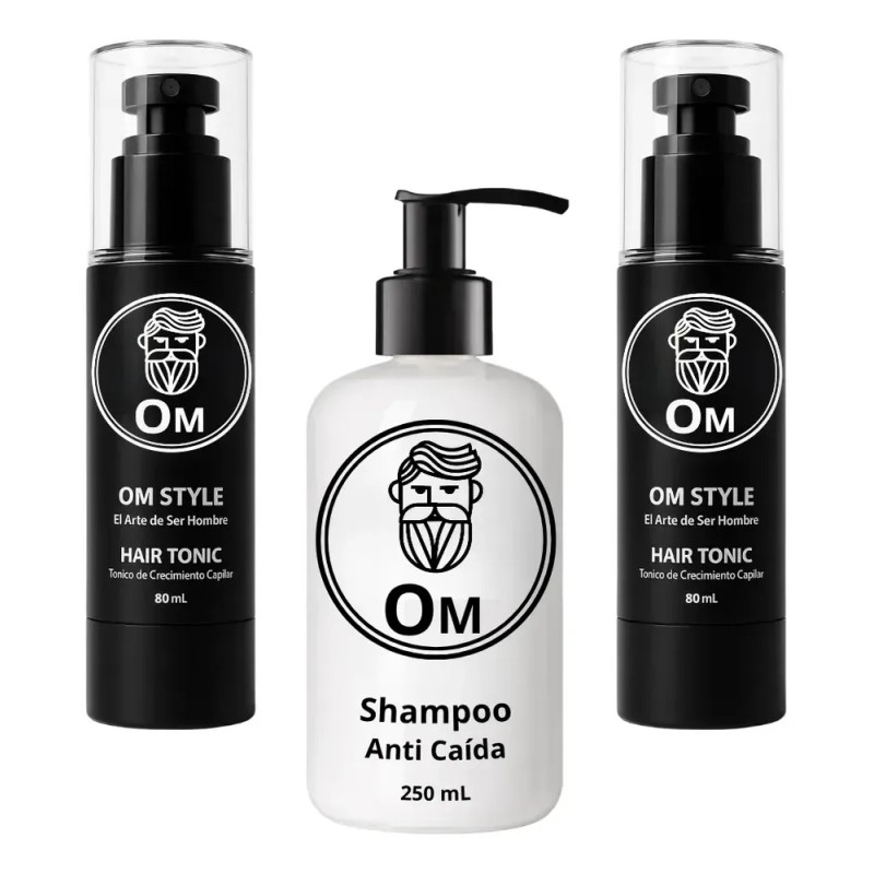 Om Style - Kit Crecimiento Capilar + Anticaída 2 Hair