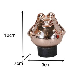 Storm's Gartenzaubereien Pond Decoration Swimming Frogs Silver/Pink with Silver Balls Decoration for Mini Ponds